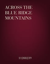 Across the Blue Ridge Mountains SSA choral sheet music cover